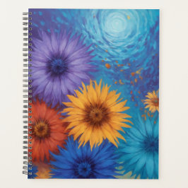 Swirling Floral Planner