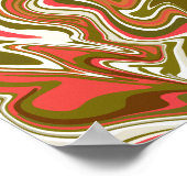 Swirling Flow – een betoverende Abstracte kunst Poster (Hoek)
