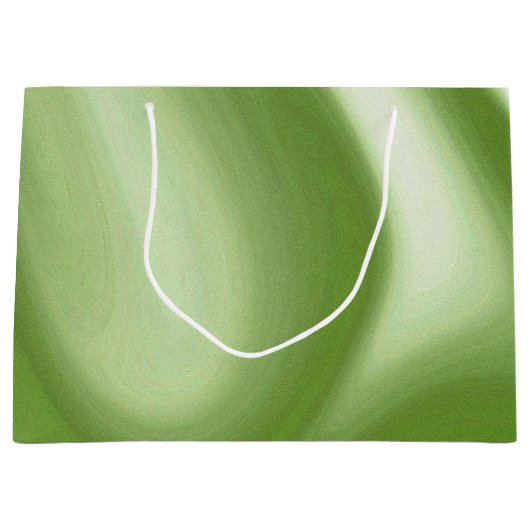 Swirling Green Groot Cadeauzakje (Voorkant)