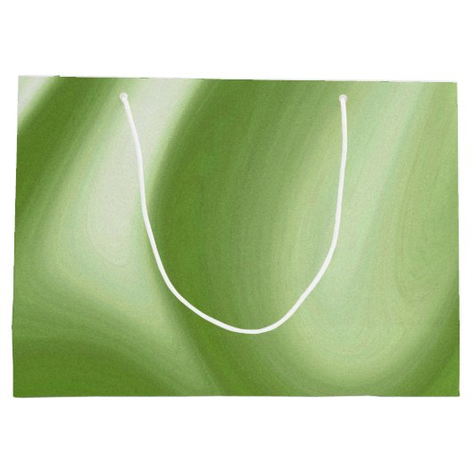 Swirling Green Groot Cadeauzakje (Achterkant)