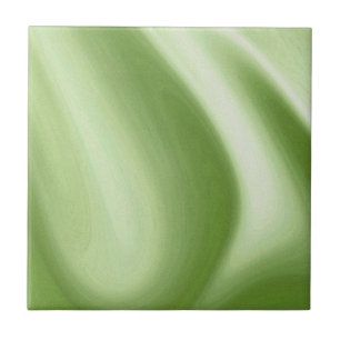 Swirling Green Tegeltje