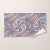 Swirling Hazen 1 grijs oud roze badkamer handdoek  (Handdoek)