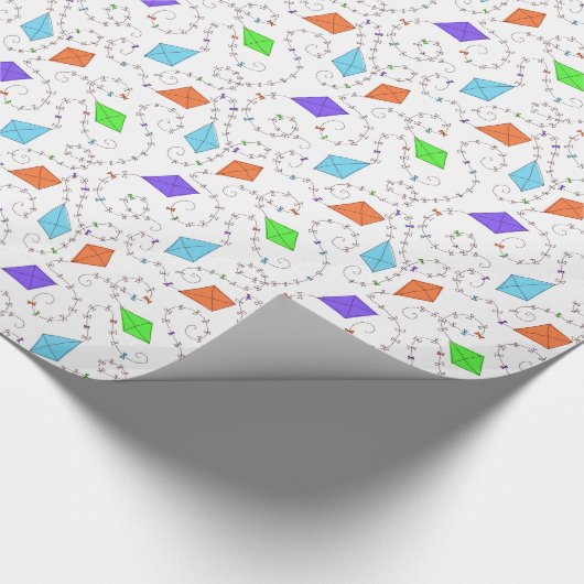 Swirling Kites Cadeaupapier (Hoek)