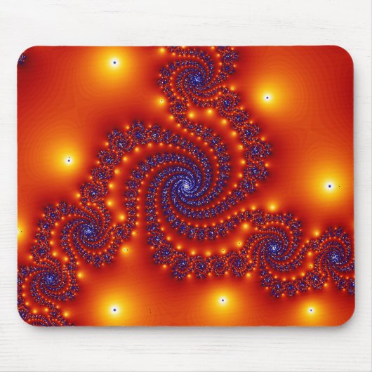 Swirling Lights Mousepad Muismat (Voorkant)