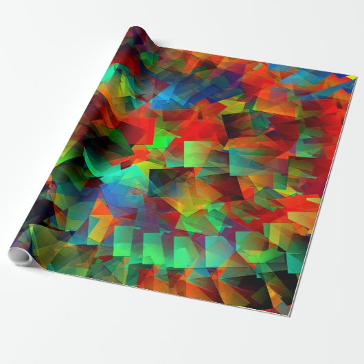 Swirling Party.... Cadeaupapier (Uitgerold)