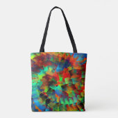 Swirling Party.... Tote Bag (Achterkant)
