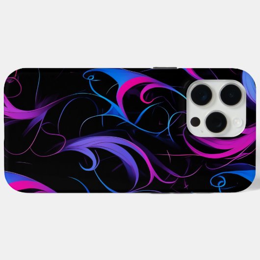 💫 Swirling Pink & Violet Pattern - Elegant & Myst Case-Mate iPhone Case (Achterkant (horizontaal))
