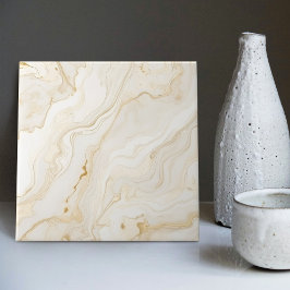 Swirling Sands Serene Kalmerende Faux Marble Tegeltje