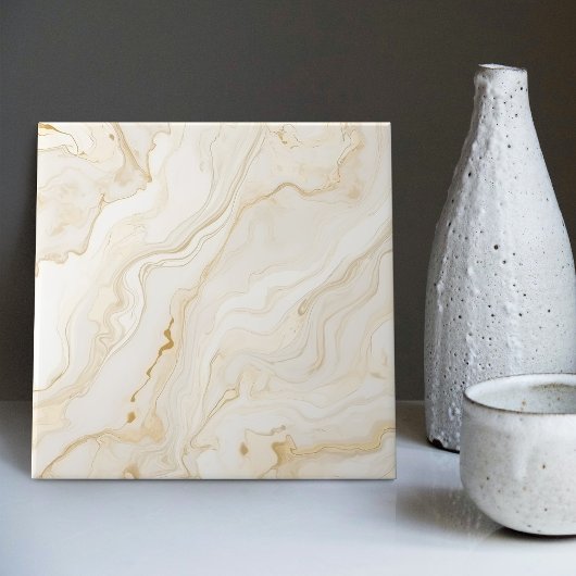 Swirling Sands Serene Kalmerende Faux Marble Tegeltje