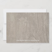 Swirling Script Wedding Save the Date Kaart (Achterkant)