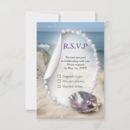 Swirling symphony with the mother of pearls RSVP kaartje
