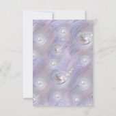 Swirling symphony with the mother of pearls RSVP kaartje (Achterkant)