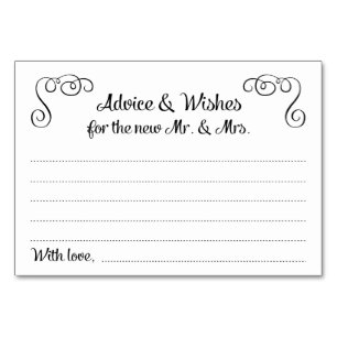 Swirls advies en wensen trouwkaarten kaart
