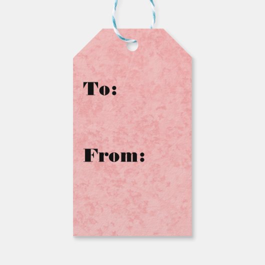 Swirls Cadeaulabel (Achterkant)