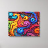 Swirls Canvas Afdruk (Voorkant)