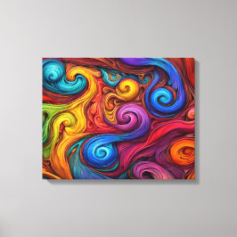 Swirls Canvas Afdruk