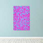 Swirls Canvas Afdruk (Insitu (Houten vloer))