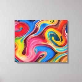 Swirls Canvas Afdruk