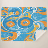 Swirls Design  Sherpa Deken (Voorkant (horizontaal))