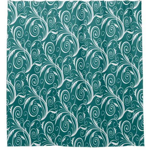 Swirls Douchegordijn (Voorkant)