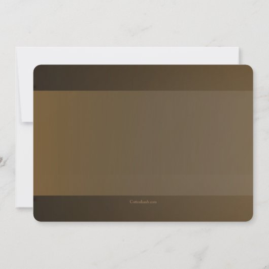 Swirls Edging Birthday Uitnodiging (Achterkant)