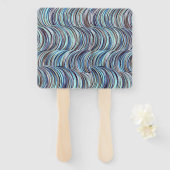 Swirls Handwaaier (Voorkant en achterkant)