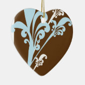 Swirls Keramisch Ornament (Rechts)