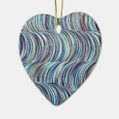 Swirls Keramisch Ornament (Links)