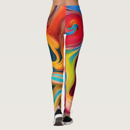 Swirls Leggings (Achterkant)