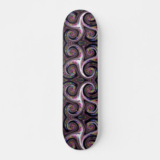 Swirls Lightning zoom skateboard (Voorkant)