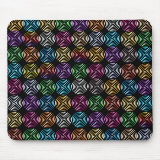 Swirls Mousepad Muismat (Voorkant)
