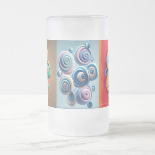 Swirls on the Mug Matglas Bierpul (Center)