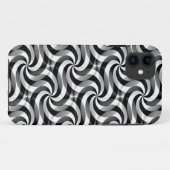 Swirls Pattern Art - zwart-wit Case-Mate iPhone Case (Achterkant (horizontaal))
