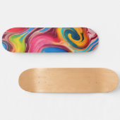 Swirls Persoonlijk Skateboard (Horizontaal)