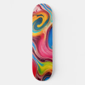 Swirls Persoonlijk Skateboard (Voorkant)