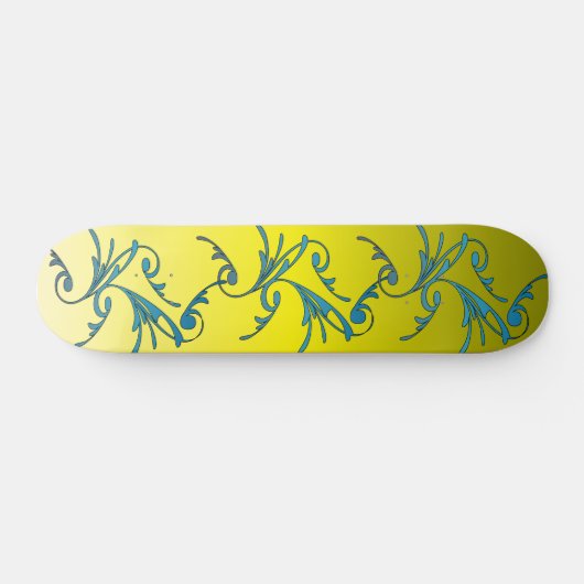 Swirls Persoonlijk Skateboard (Horizontaal)