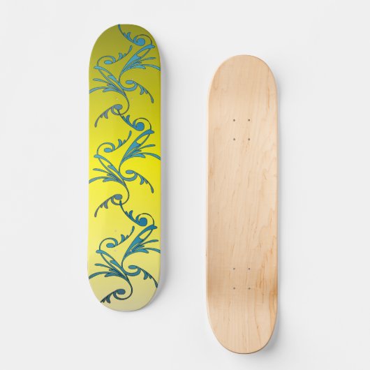 Swirls Persoonlijk Skateboard (Voorkant)