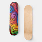 Swirls Persoonlijk Skateboard (Voorkant)