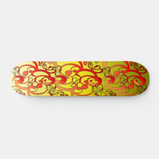 Swirls- Persoonlijk Skateboard (Horizontaal)