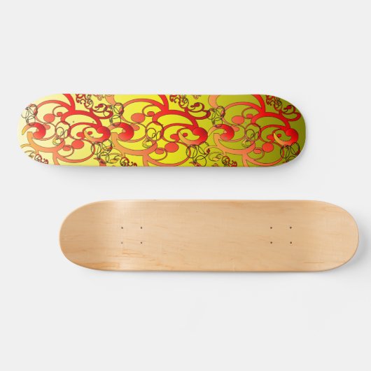 Swirls- Persoonlijk Skateboard (Horizontaal)
