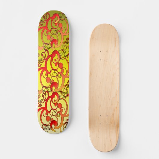 Swirls- Persoonlijk Skateboard (Voorkant)