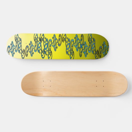 Swirls- Persoonlijk Skateboard (Horizontaal)