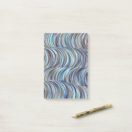 Swirls Post-it® Notes (Op bureau)
