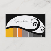 Swirls-reeks Visitekaartje (Achterkant)