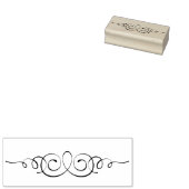 Swirls Rubberstempel (Gestempeld)