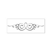 Swirls Rubberstempel (Afrduk)