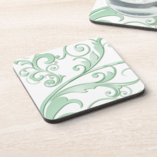 Swirls schuiven bier onderzetter (Linkerzijde)