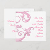 Swirls schuiven kaart (Voorkant / Achterkant)