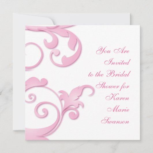 Swirls schuiven kaart (Voorkant)