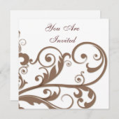 Swirls schuiven kaart (Voorkant / Achterkant)